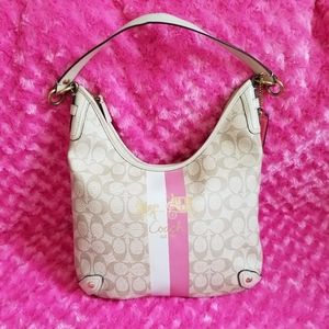 Coach Heritage Stripe Shoulder Bag